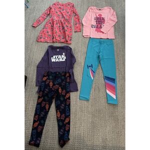 Disney Girls Medium Star Wars Five Piece Set mixing Match Outfit set